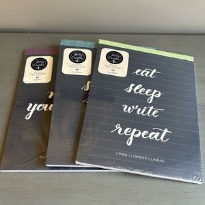 Kelly Creates American Craft Lettering Art Paper Pads Set- Dot, Line, Blank NEW